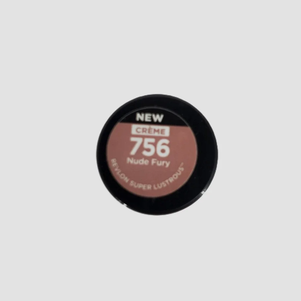 Revlon Super Lustrous Lipstick 756 Nude Fury‎ Creme Finish 0.15oz New Sealed